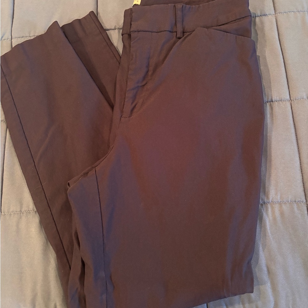 Nine West Brown Chinos Flat Front